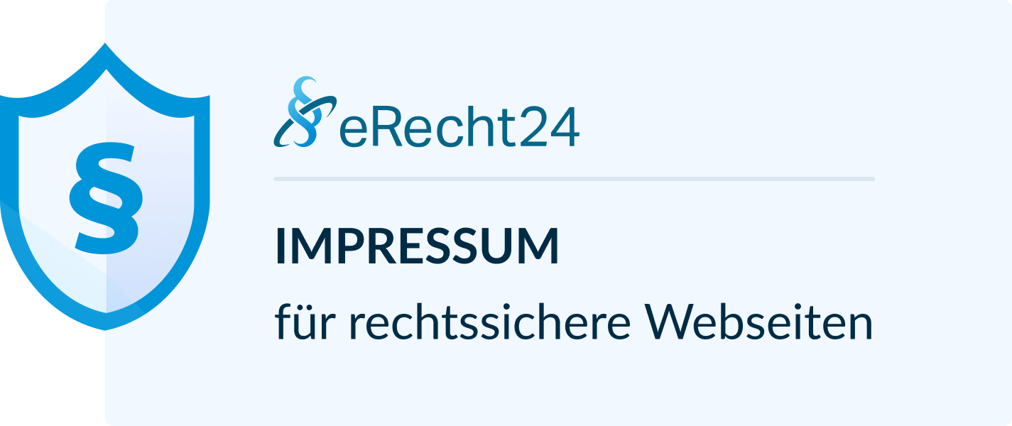 Impressum Siegel eRecht24